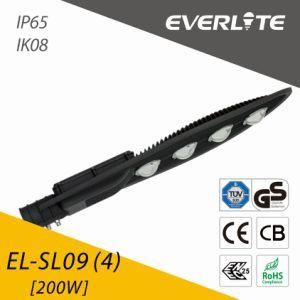 Everlite 200W COB LED Street Light with IP65 Ik08