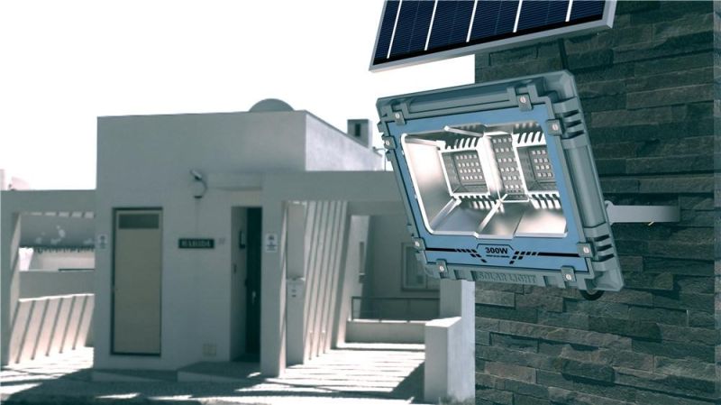 Intelligent Power Control LED Solar Flood Light Outdoor LED Light