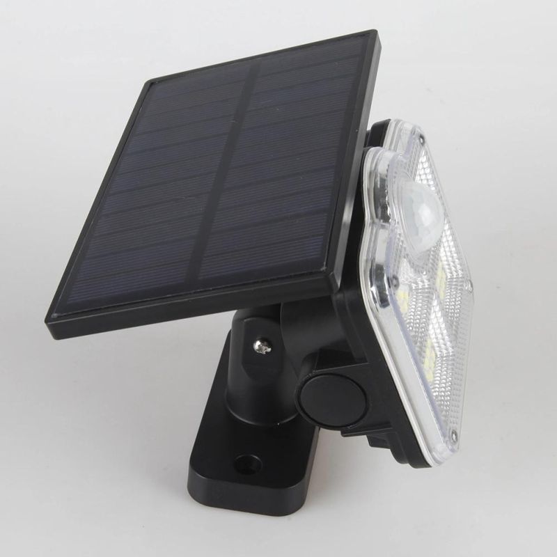 Yichen Solar Rechargeable LED Outdoor Wall Light with PIR Sensor and Rotating Stand Wall Lamp