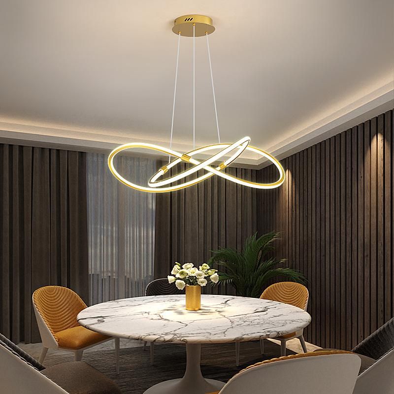 2022 New Product Hot Selling Gold Modern Chandelier Bedroom Pendant Light