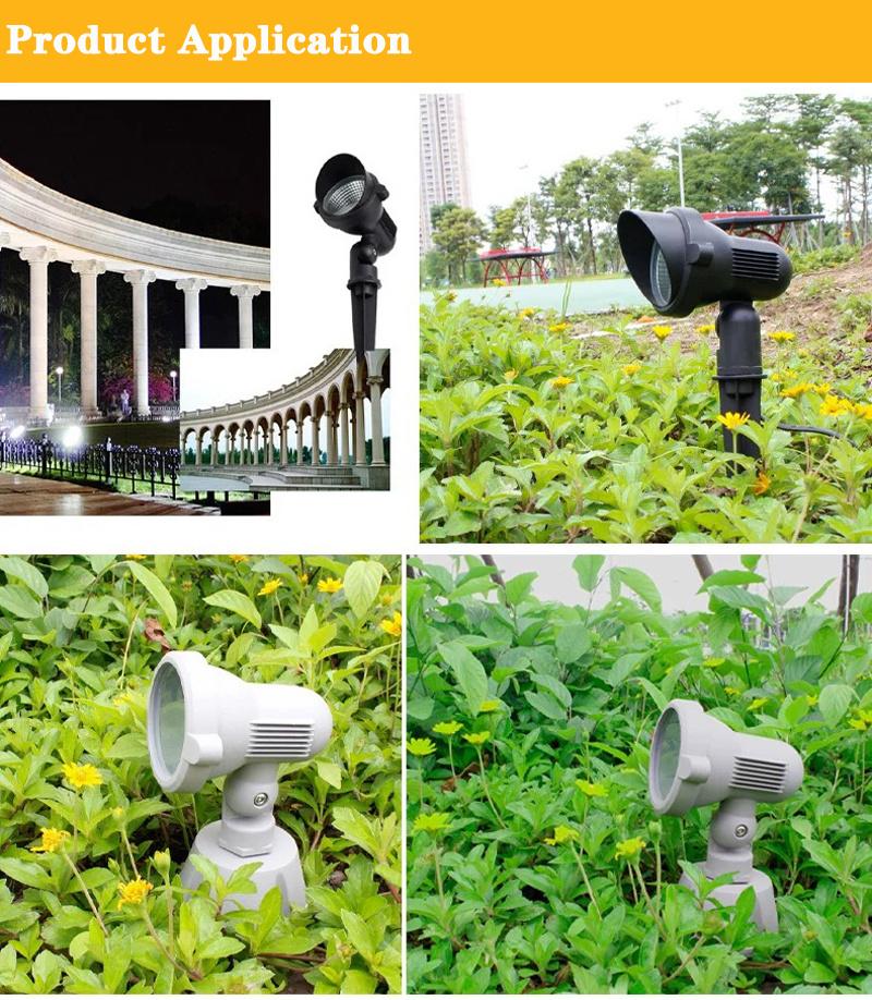 Hairolux Low Voltage DC24V High Power 6W 12W 18W Aluminium IP65 Outdoor LED Garden Spike Light