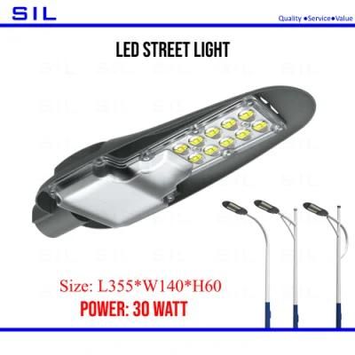 LED Shoebox Street Lighting Photocell Street Light Energy Saving Street Lamp CE RoHS Certified 30W LED Street Lighting