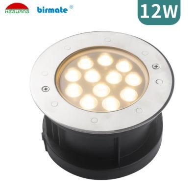 12W 24V IP68 Structure Waterproof Inground Pool LED Lights with IP68 Ik10