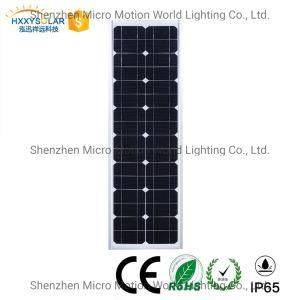 Integrated Solar LED Street Light 40W with PIR Microware Motion Sensor