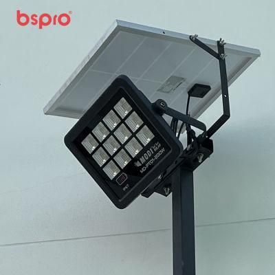 Bspro Factory Hot Selling 80W 200W 300W 400W IP65 Outdoor Landscaping LED Solar Flood Lights