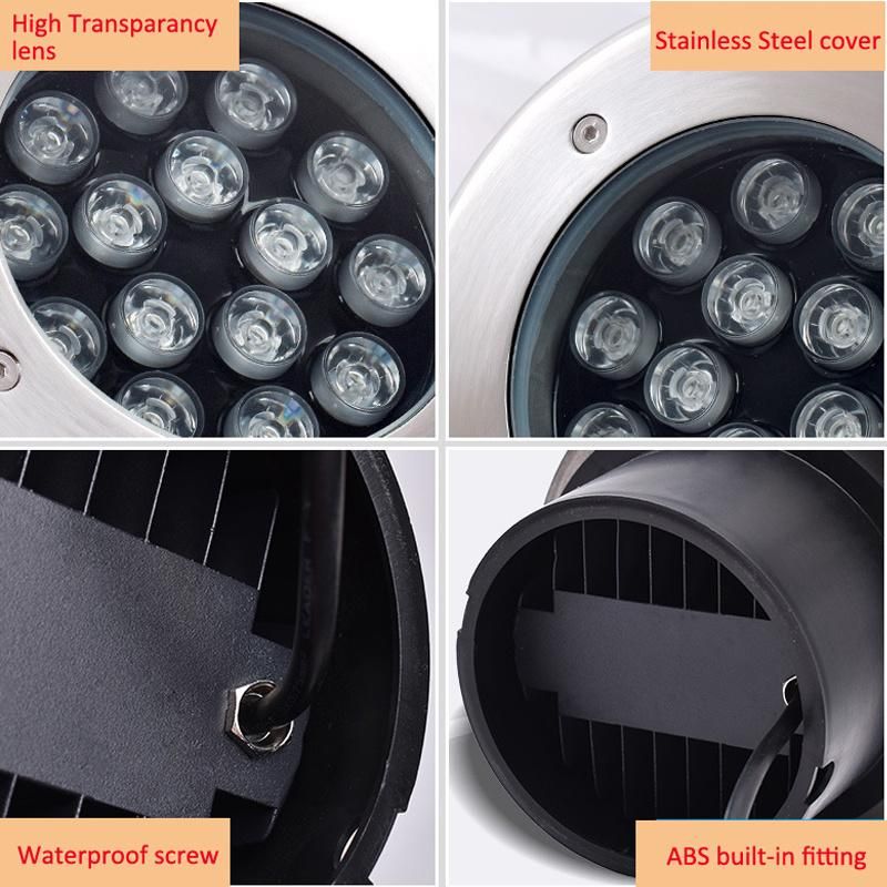 LED Outdoor Garden Floor Underground Buried Lamp Spot Landscape Light