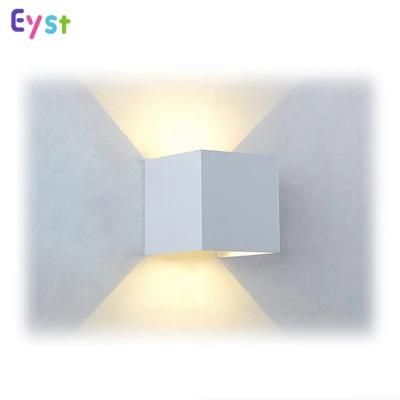 LED Light Lamp Double Way 6W IP65 Indoor Square LED Wall Light Outdoor Wall Lamp