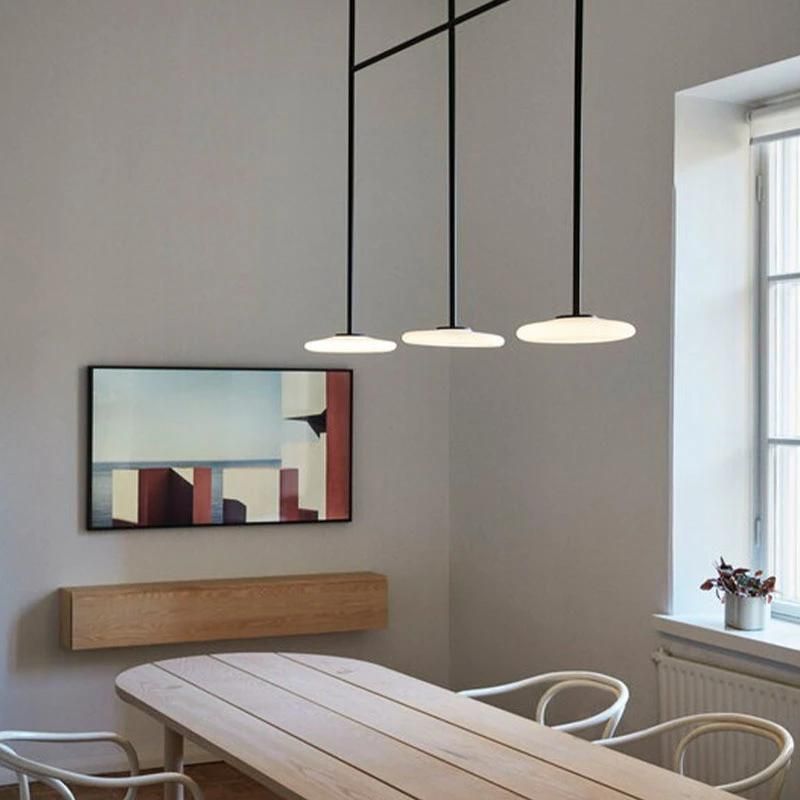 2022 Nordic LED Chandelier for Dining Room Table Decor Stair Bar Kitchen Chandelier Bedroom Bedside Ceiling Hanging Lamp White Bulb