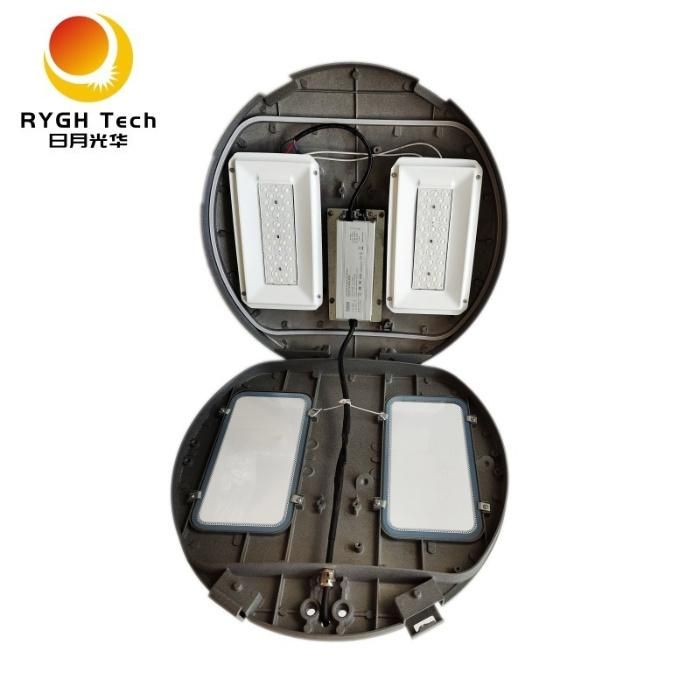 Rygh 50W LED Single Arm Post Top Architectural Area Parking Lot Lights