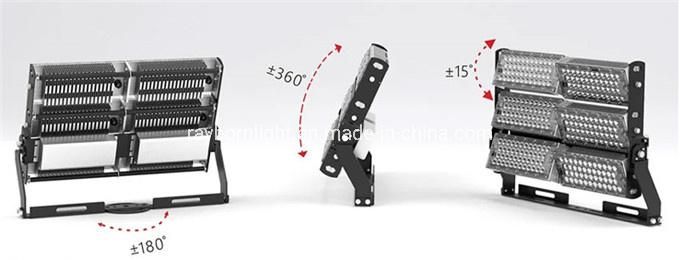 500W 600W 800W 1000W 1400W LED Flood Light 160-170lm/W for Outdoor Football Court