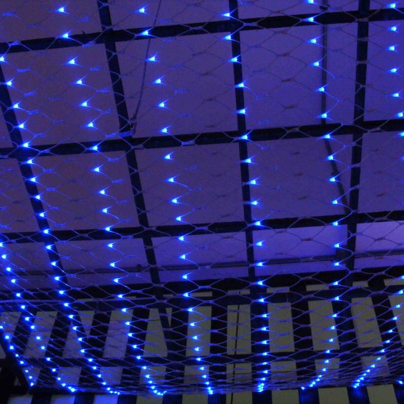 2m X 2m 144 LED Fairy Lights Festival Net Mesh String Xmas Party Wedding Christmas Lights Outdoor Decoration Holiday Lighting