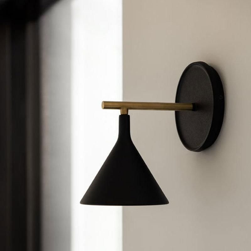 2022 Living Room Bedroom Coffee Shop Art Design Decorative Supplies Indoor Corridor Luminaire Horn Wall Light