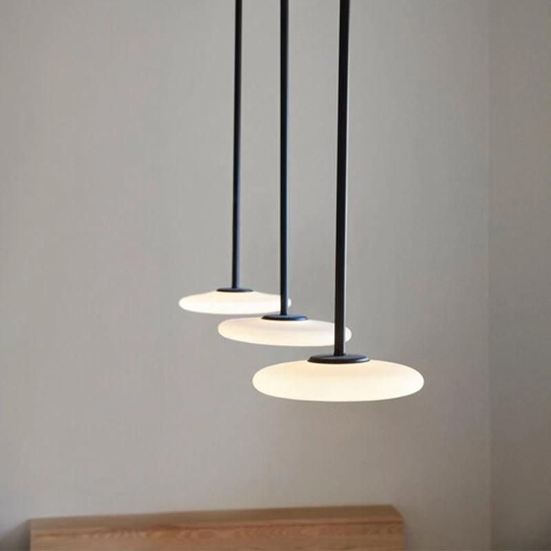 2022 Nordic LED Chandelier for Dining Room Table Decor Stair Bar Kitchen Chandelier Bedroom Bedside Ceiling Hanging Lamp White Bulb
