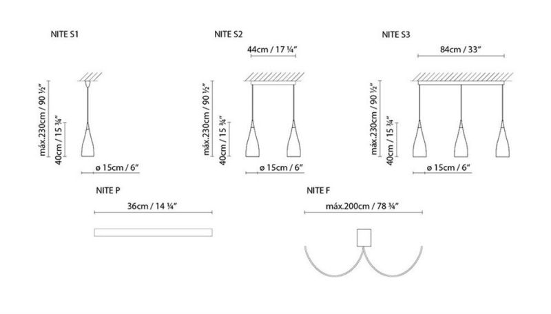 Nite S Modern Simple Style Bedroom Hanging Lighting Fixture Island Lamp Pendant Light
