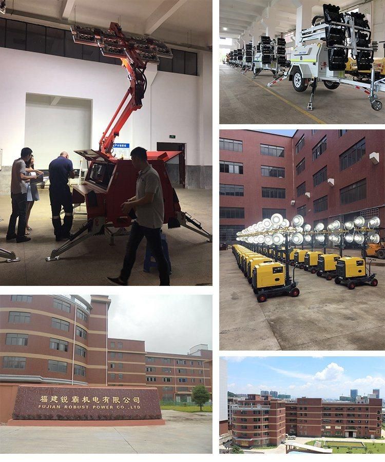 110% Containment Base Frame Dual Axles Kubota Mobile Lighting Plant
