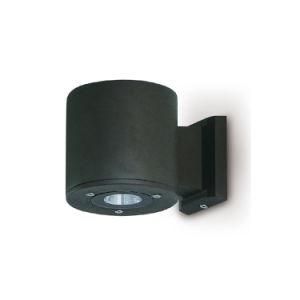 Black Body and Round LED Outdoor Wall Light IP65 Aluminum