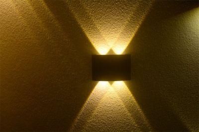 Die Casting Aluminium LED SMD Telescopic up and Down Shape Wall Light