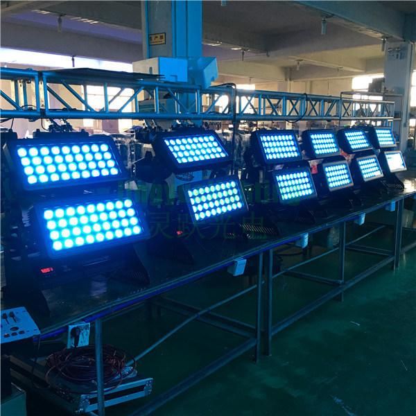 Outdoor 72X10W RGBW 4in1 City Color LED Wall Washer Light