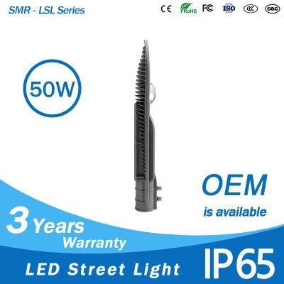 Ce RoHS IP65 50W COB LED Street Light LED Street Lighting