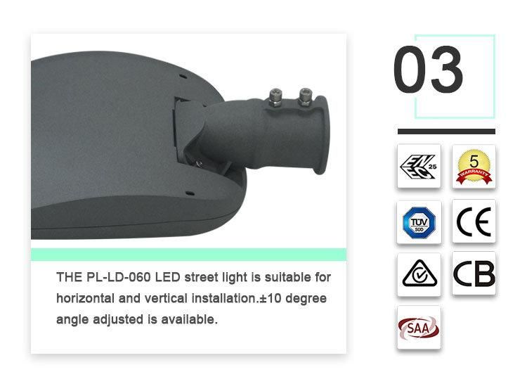 High Lumen High Power IP65 Waterproof 120W LED Street Light