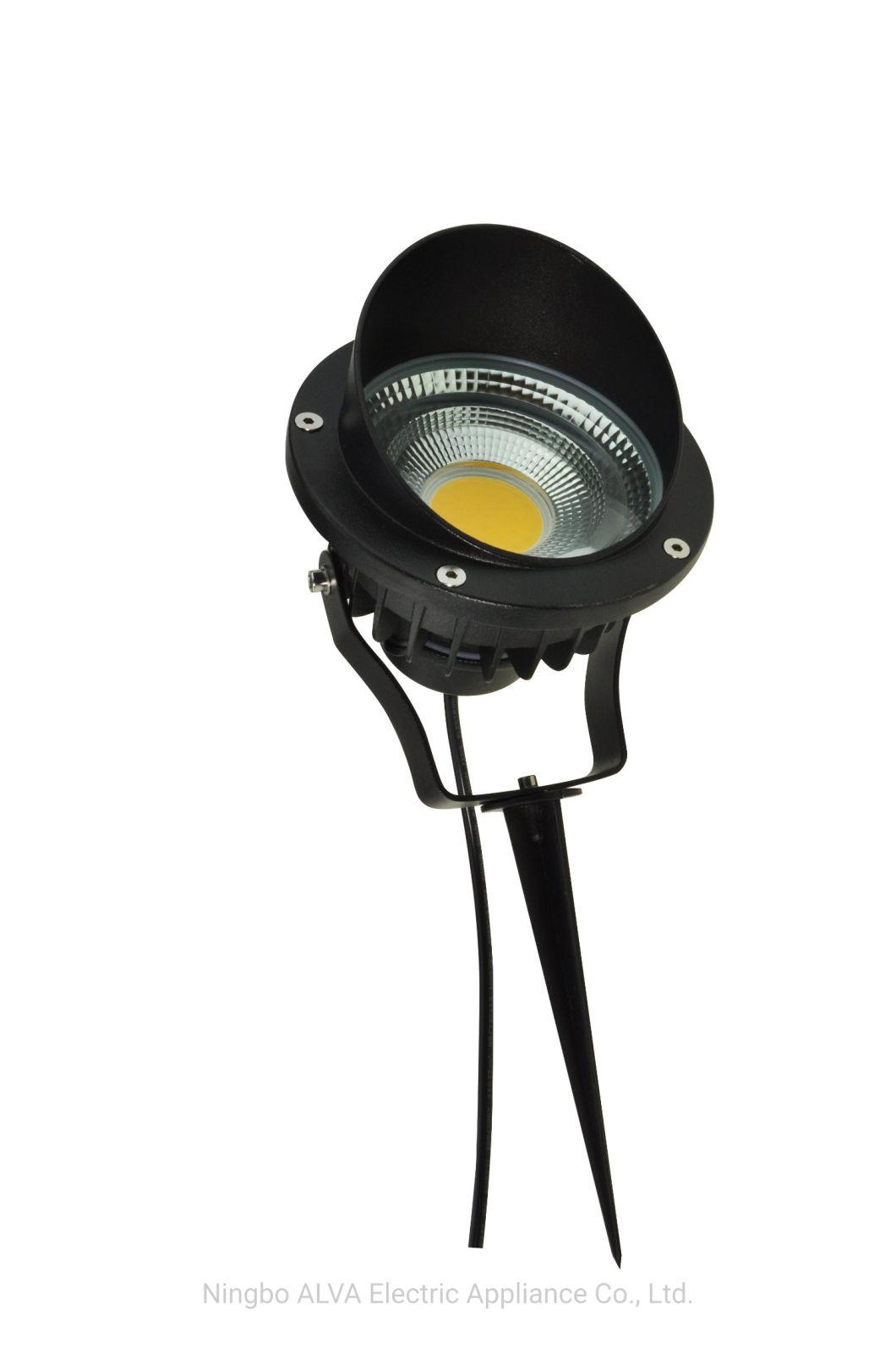 Outdoor Waterproof Adjustable Garden COB Light with Insert 15W/20W