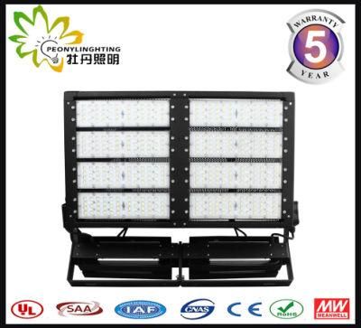 2019 New LED Stadium Lamp 800 Watt, 5 Years Warranty LED High Pole Flood Light 800W