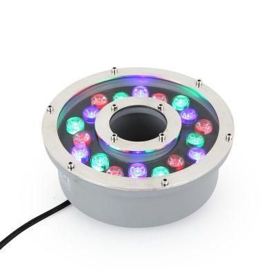 Fountain Lamp LED Underwater Lamp Underwater Spotlight Fountain Lamp Colorful Pool Lamp Landscape Waterscape Lamp Waterproof Lamp