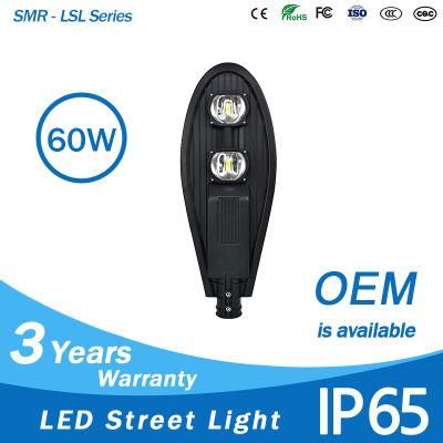 Hot Sale Cheap Price Good Quality IP65 Waterproof Outdoor COB 60W LED Street Light