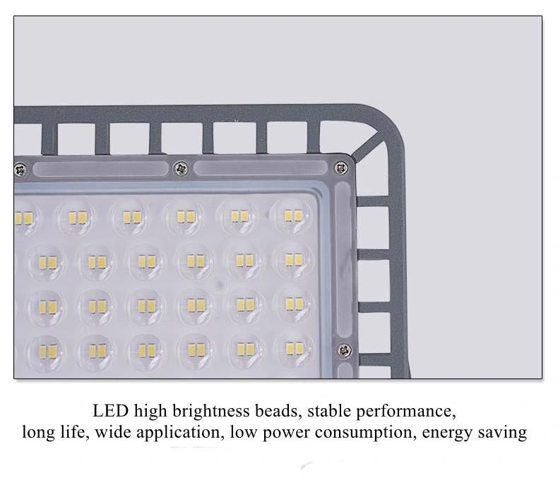 Security 100W Outdoor Waterproof Garden LED Floodlight for Parking Lot