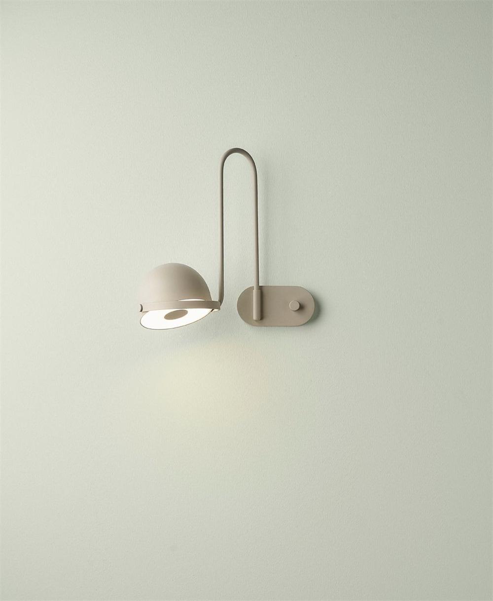 2022 Bowee W New Nordic LED Modern Bedside Restaurant Bar Rechargeable Metal Wall Lamp