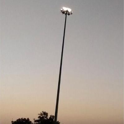 High Power Flood Lighting with Pole, Price 15m 20m 25m 30m LED High Mast Light Pole