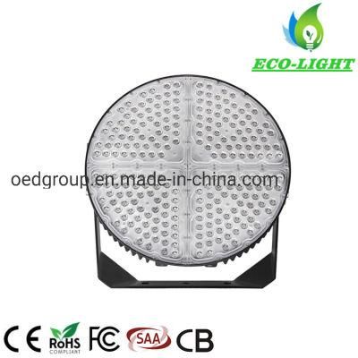 IP65 Outdoor Park Lighting Weatherproof 600 Watt SMD Square Lighting Round LED Flood Light for Airport Lighting