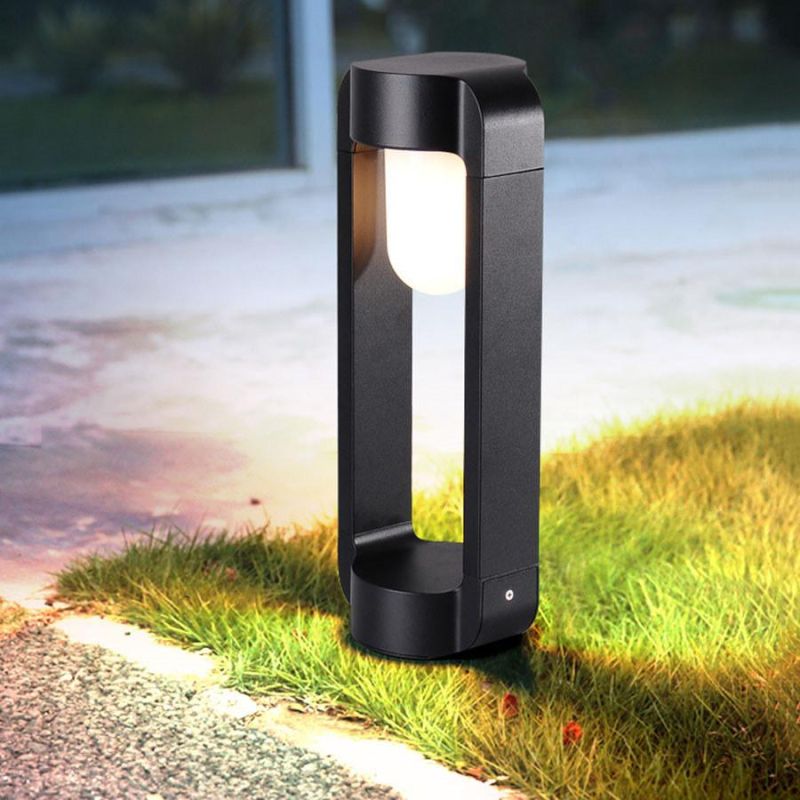 Waterproof Outdoor Column Lamp Modern Solar Lawn Garden Landscape Lamp