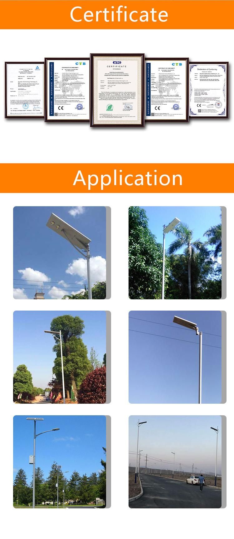 Outdoor Garden Road 15W-120W LED Solar Street Light