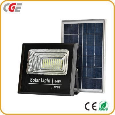 Outdoor IP67 40W Remote Control Solar LED Flood Light