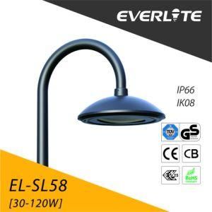 Everlite Popular Item Integrated Die-Casting Aluminum Housing 100W LED Post Top Fixtures