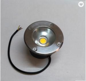 7W AC110V-240V LED Recessed in-Ground Light Warm Whtie IP67 Professional Underground Lights