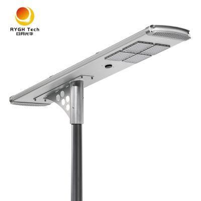 Rygh-Pd-80W 170lm/W Solar Power Post Outdoor LED Street Light Kit Road Light Lamp Waterproof