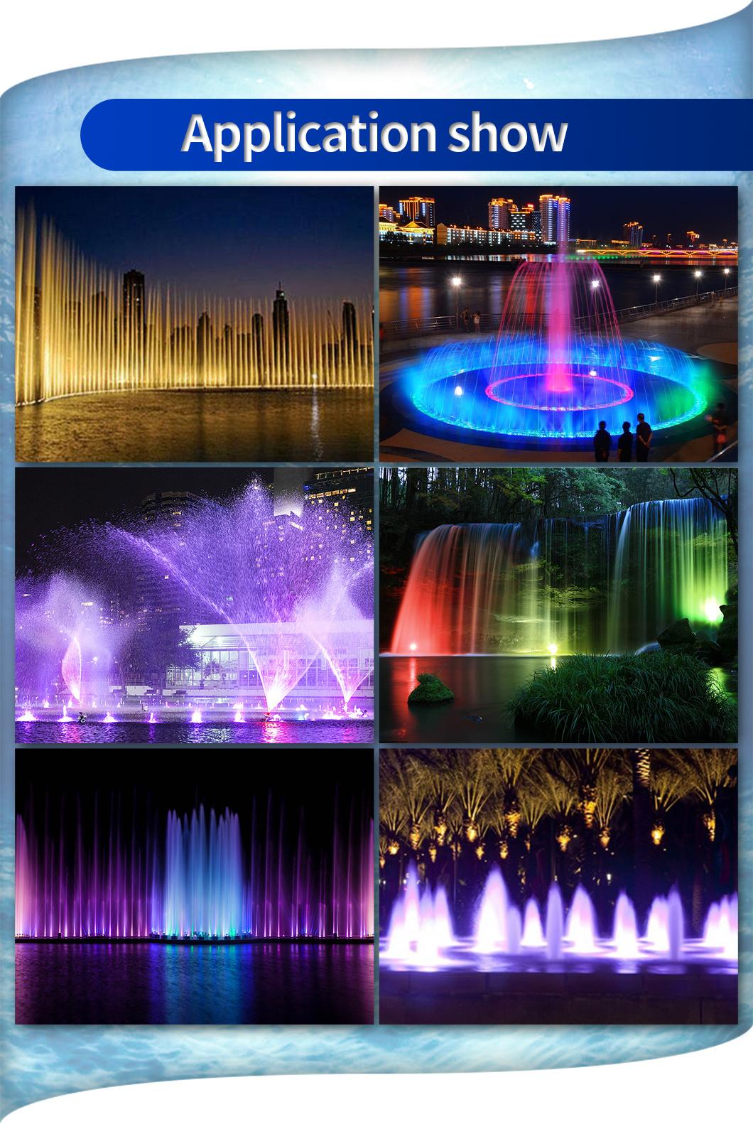 6W 9W 12W 18W Outdoor Waterproof RGB Stainless LED Pool Light Indoor LED Fountain Lights