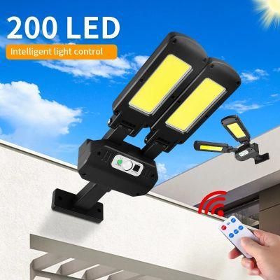 LED Solar Light Outdoor Waterproof Human Body Sensor Light Solar Wall Light Garden Lighting Street Light