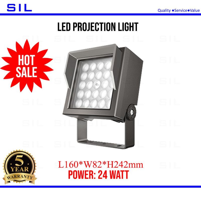 Hot Sale LED Flood Light Modular Outdoor Architectural Landscape Garden Lighting 24W Projection Light