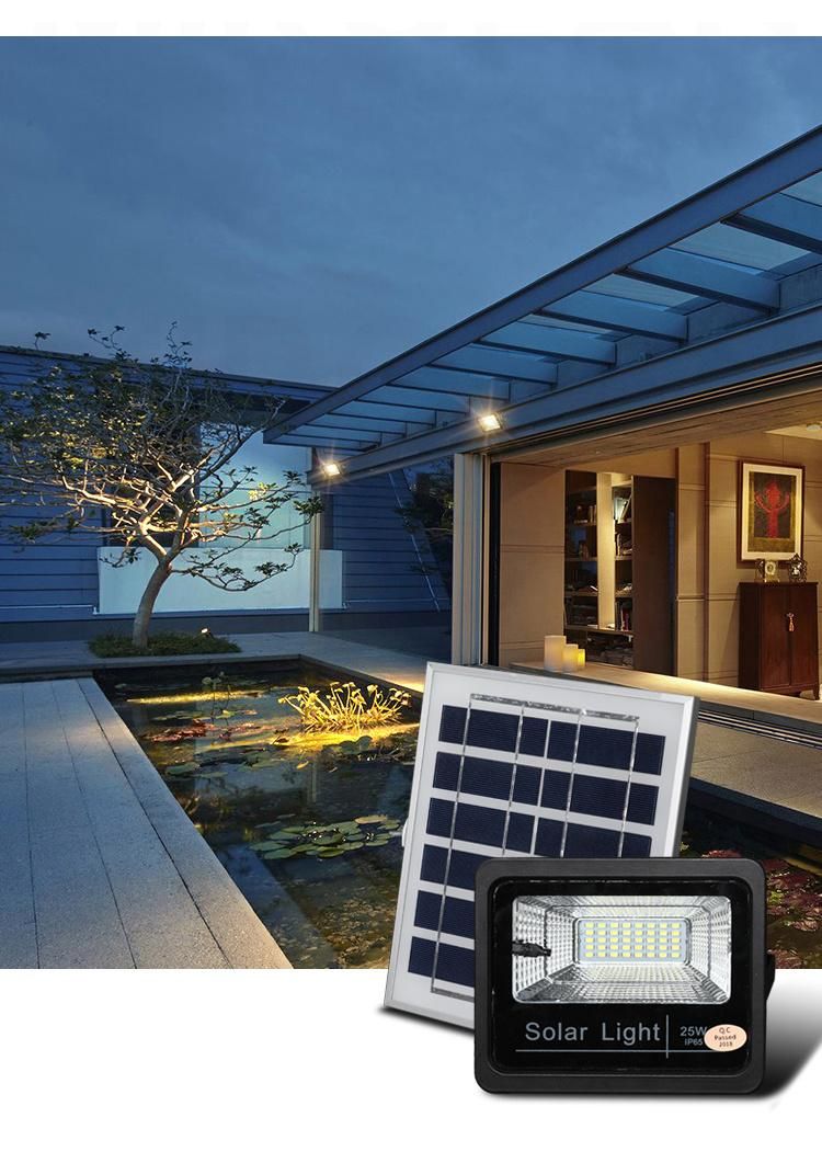Bspro High Quality Competitive Price Solar Flood Light Energy Saving LED Solar Panel Flood Light