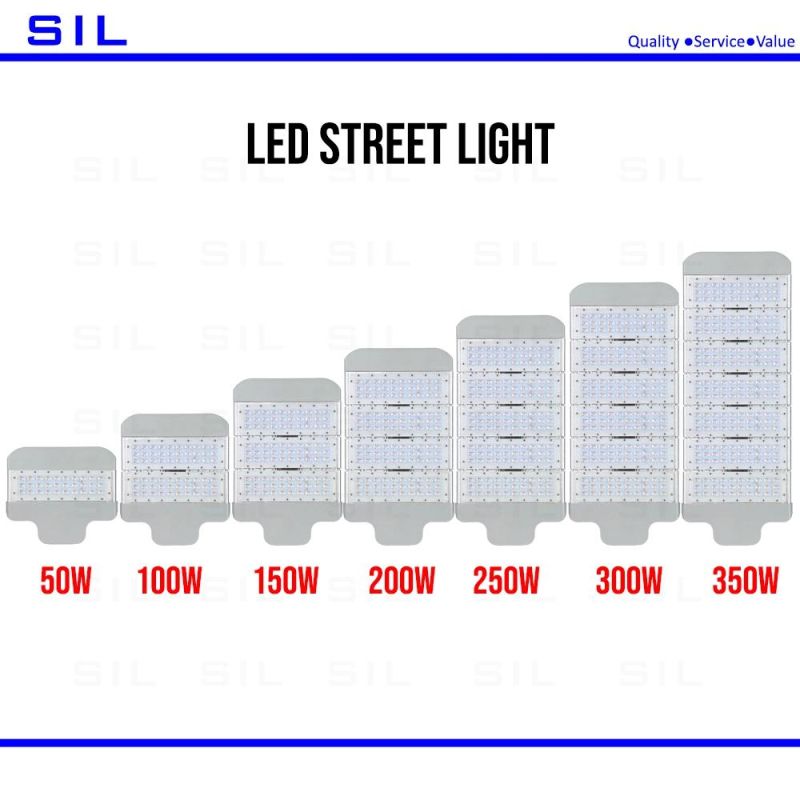High Brightness & High Lumens CE RoHS SMD 150watt 50W to 400W Various Wattages Garden IP65 Outdoor LED Street Light