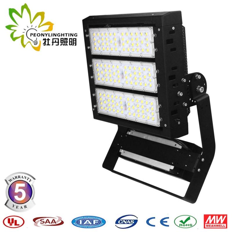 2019 New LED Stadium Lamp 300 Watt, 5 Years Warranty LED High Pole Flood Light 300W