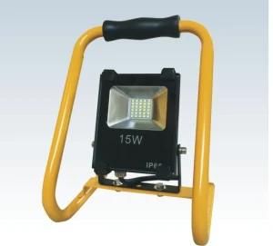 GS, CE Portable IP65 15W LED Flood Light for Outdoor with Epistar Chip