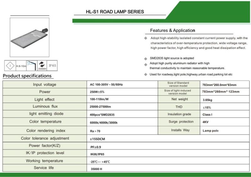 100lm/W 110lm/W AC85-265V 3 Years Warranty 100W LED Road Lighting