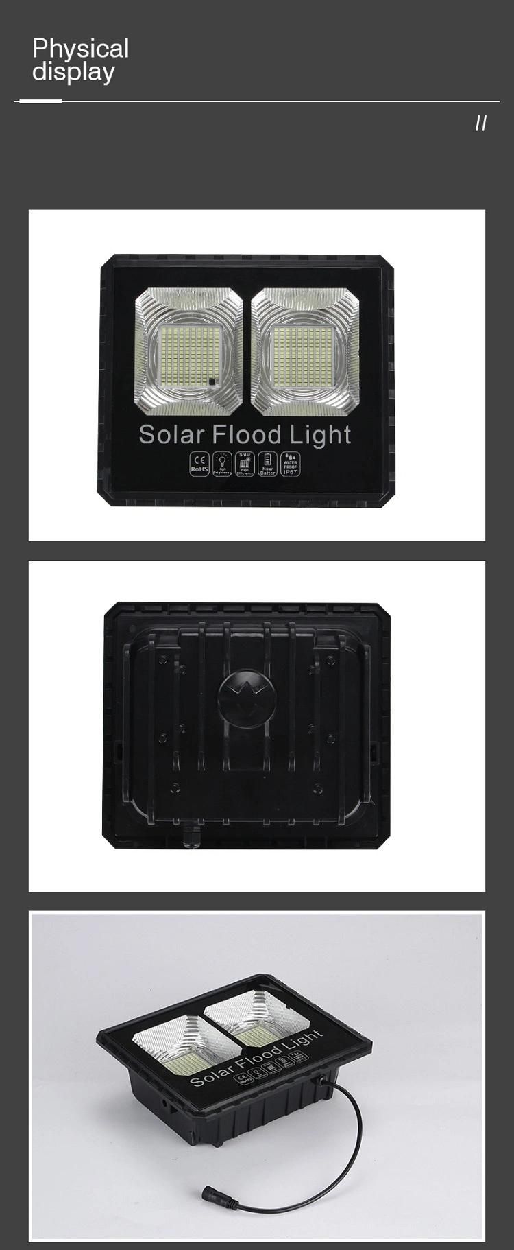 IP67 Floodlight Industrial Waterproof Outdoor Solar Reflector LED Garden Villa Football Yard Solar Flood Light