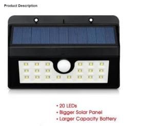 Wall Mounted Waterproof LED Solar Power Garden Light