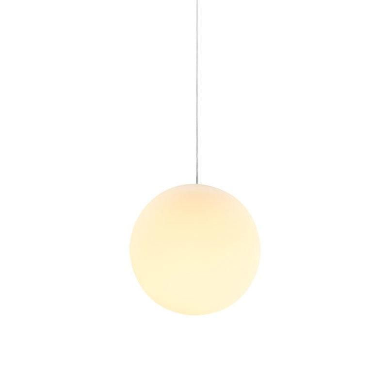 2022 Art Decor Milk White Glass Ball LED European Restaurant Bedroom Chandelier
