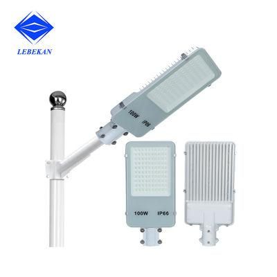 Lebekan Waterproof Aluminum Housing IP66 Solar Lawn Lamps Outdoor Smart Ik 10 LED Street 50W 70W 100W Garden Lamp 150W LED Street